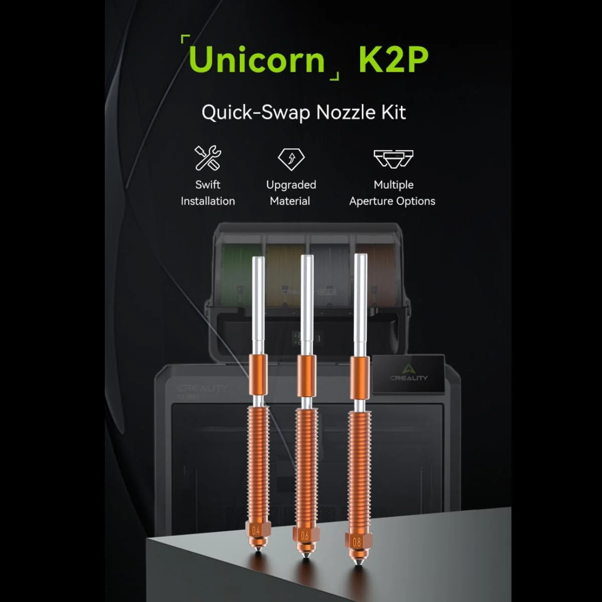 نازل 04 مدل K2 Plus، نازل K2 Plus کرالیتی، کیت جایگزینی نازل هاتاند Hi Combo کرالیتی با آلیاژ تیتانیوم، آلیاژ مس، فولاد سخت شده، نازل تکشاخ ارتقا یافته با جریان بالا برای K2/ K2 Pro Combo نازل 04 مدل K2 Plus، نازل K2 Plus کرالیتی، کیت جایگزینی نازل هاتاند Hi Combo کرالیتی با آلیاژ تیتانیوم، آلیاژ مس، فولاد سخت شده، نازل تکشاخ ارتقا یافته با جریان بالا برای K2/ K2 Pro Combo