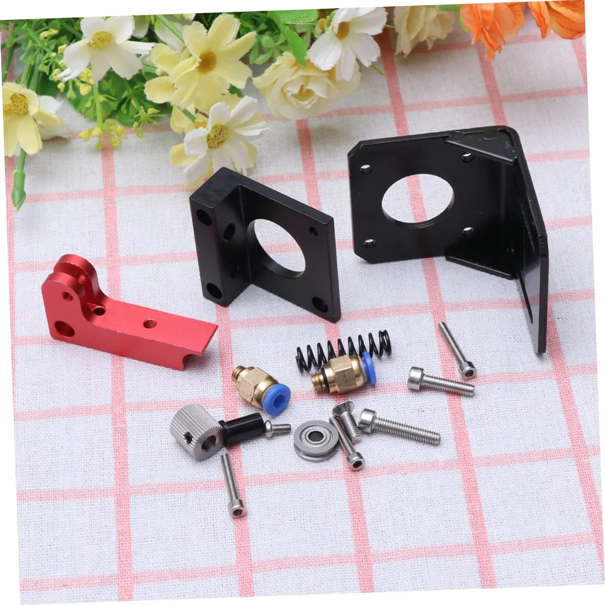 اکسترودر بوودن آلومینیومی دست راست برای پرینترها، فیدر از راه دور، سازگار با فیلامنت رپ‌رپ