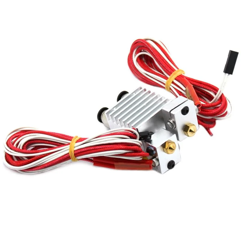 اکسترودر دوگانه نقره ای پرینتر سه بعدی TopHomer، لوازم جانبی پرینتر سه بعدی، قطعه جایگزین پرینتر سه بعدی، استفاده آسان