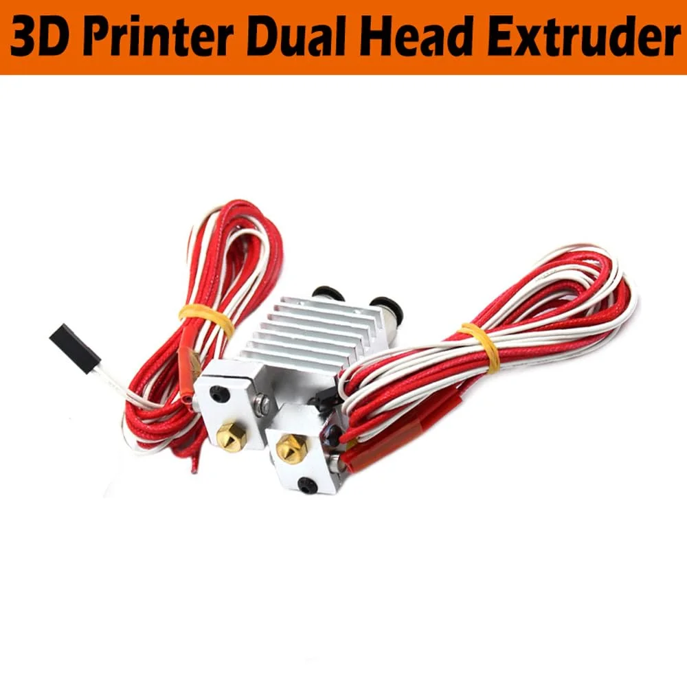 اکسترودر دوگانه نقره ای پرینتر سه بعدی TopHomer، لوازم جانبی پرینتر سه بعدی، قطعه جایگزین پرینتر سه بعدی، استفاده آسان