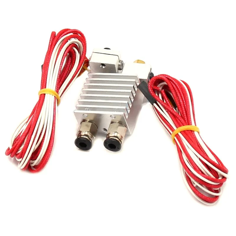 اکسترودر دوگانه نقره ای پرینتر سه بعدی TopHomer، لوازم جانبی پرینتر سه بعدی، قطعه جایگزین پرینتر سه بعدی، استفاده آسان