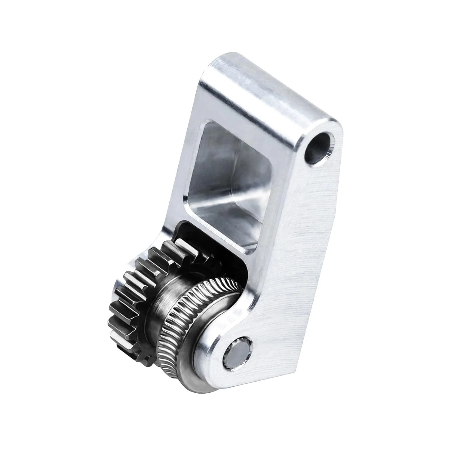 مجموعه چرخ دنده اکسترودر فولادی سخت کاری شده ارتقا یافته برای پرینتر سه بعدی Bambu Lab P1P X1 X1C با روکش نیکل مقاوم در برابر سایش، مناسب برای فیلامنت 1.75 میلی متری