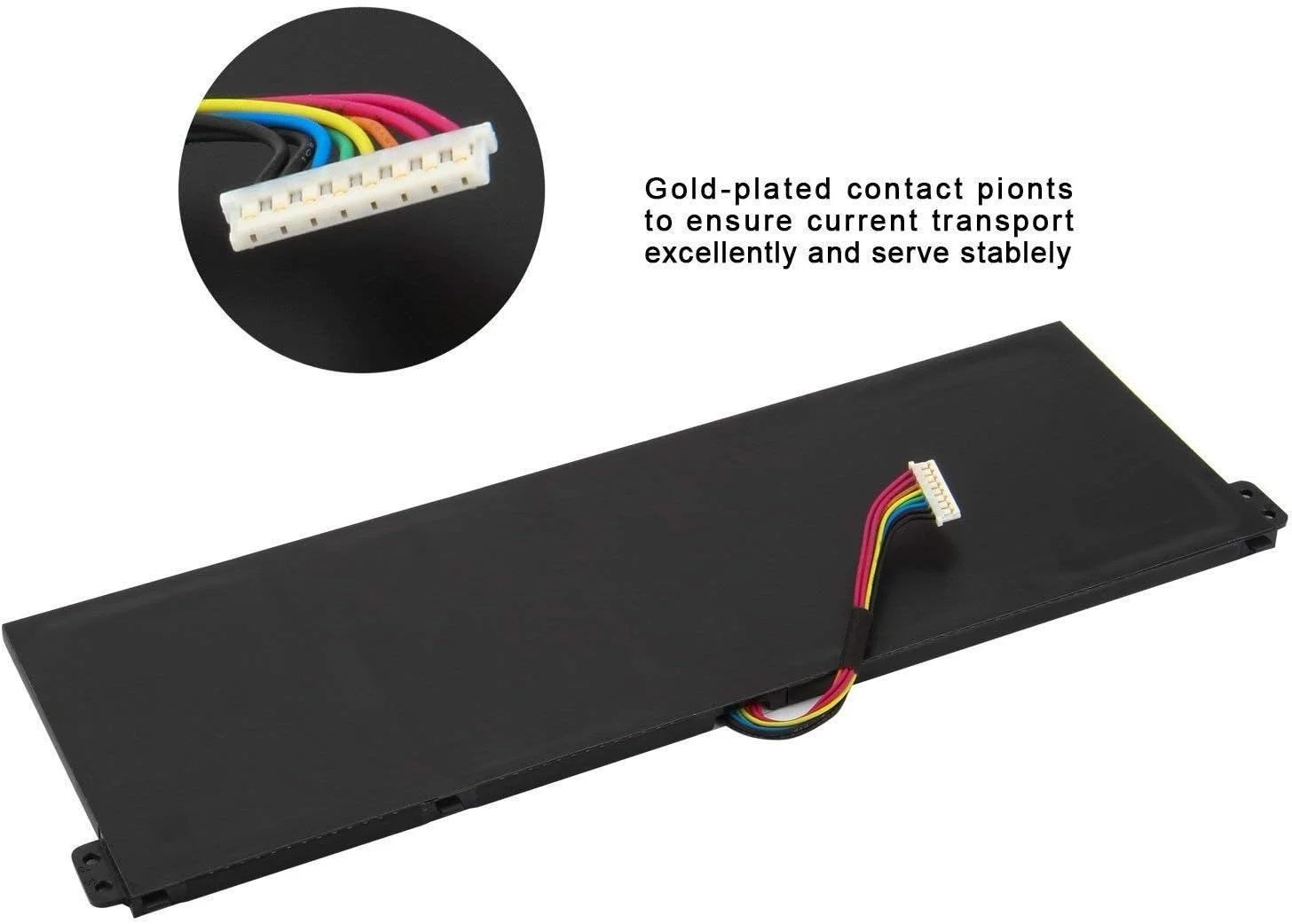 باتری جایگزین لپ تاپ HUBEI AC14B8K AP14B8K برای Acer Chromebook C730 C810 C910 CB3-111 CB5-311 CB5-571 CB3-531 Aspire ES1-311 ES1-411 ES1-421 ES1-431 ES1-520