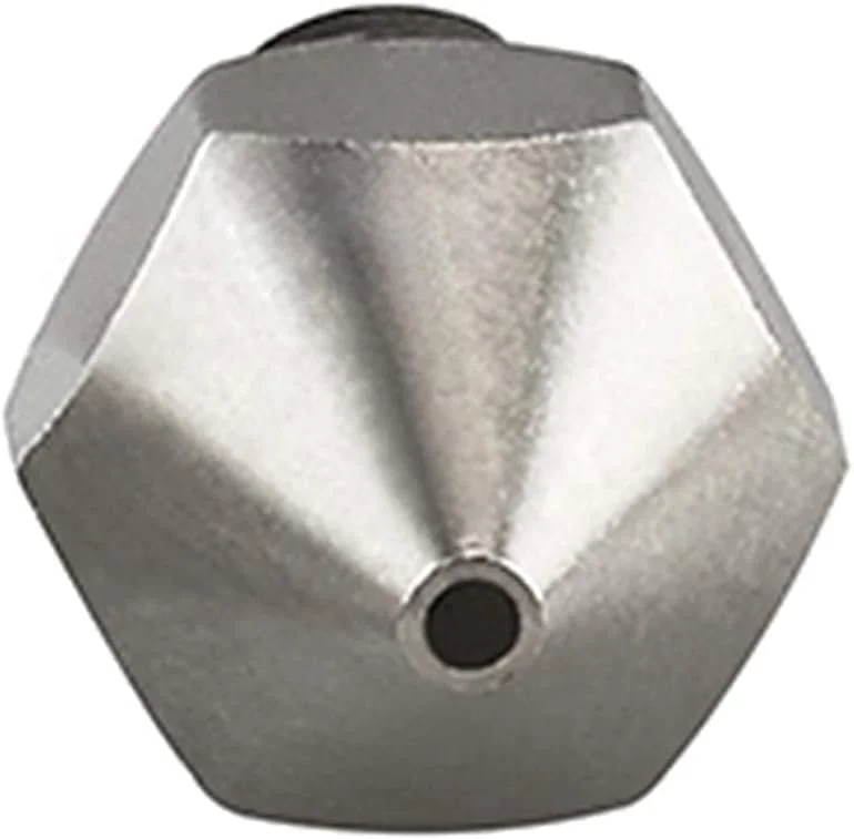 نازل، نازل پرینتر، نازل برنجی، 5 عدد نازل استیل ضد زنگ رزوه دار M6 با قطر 0.2/0.3/0.4/0.5/0.6 میلی متر برای اکسترودر پرینتر سه بعدی با فیلامنت 1.75 میلی متری، قطر نازل 0.4 میلی متر (رنگ: برای فیلامنت 1.75 میلی متری)