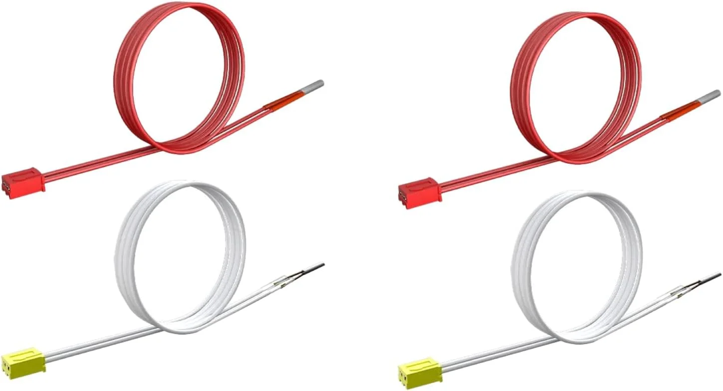 کیت ترمیستور و کارتریج گرمکن پرینتر سه بعدی FLSUN V400، سنسور دمای بالا، تعویض سریع، قطعات هات اند اکسترودر، المنت لوله گرمایشی (2 ترمیستور و 2 کارتریج گرمکن)