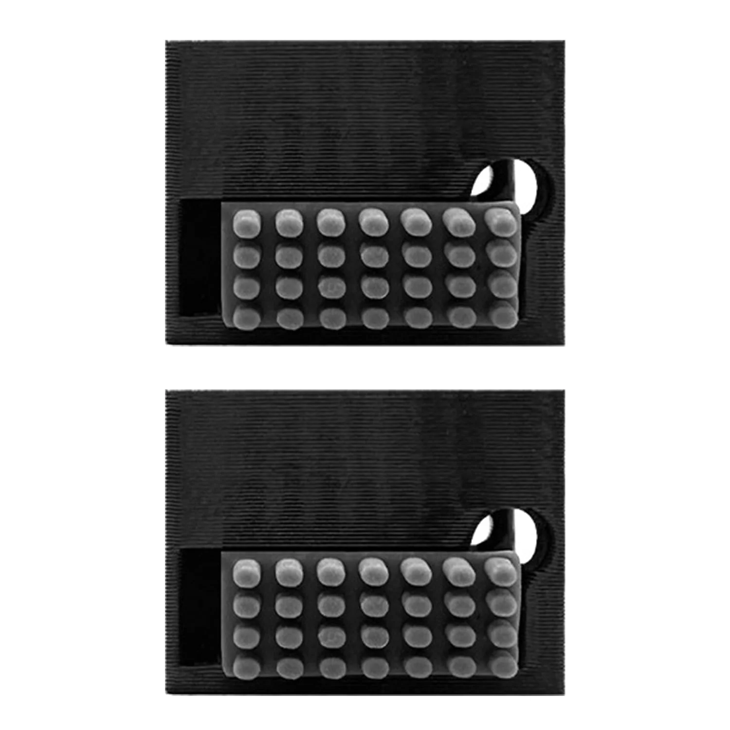 ۲ عددی برس نازل سیلیکونی پرینتر سه بعدی برای Bambu Lab P1P/P1S/X1/X1C/X1E، کیت جایگزین برس نازل هات اند قطعات پرینتر سه بعدی، ابزار تمیز کننده برای تمیز کردن فیلامنت های اکسترود شده، نصب آسان