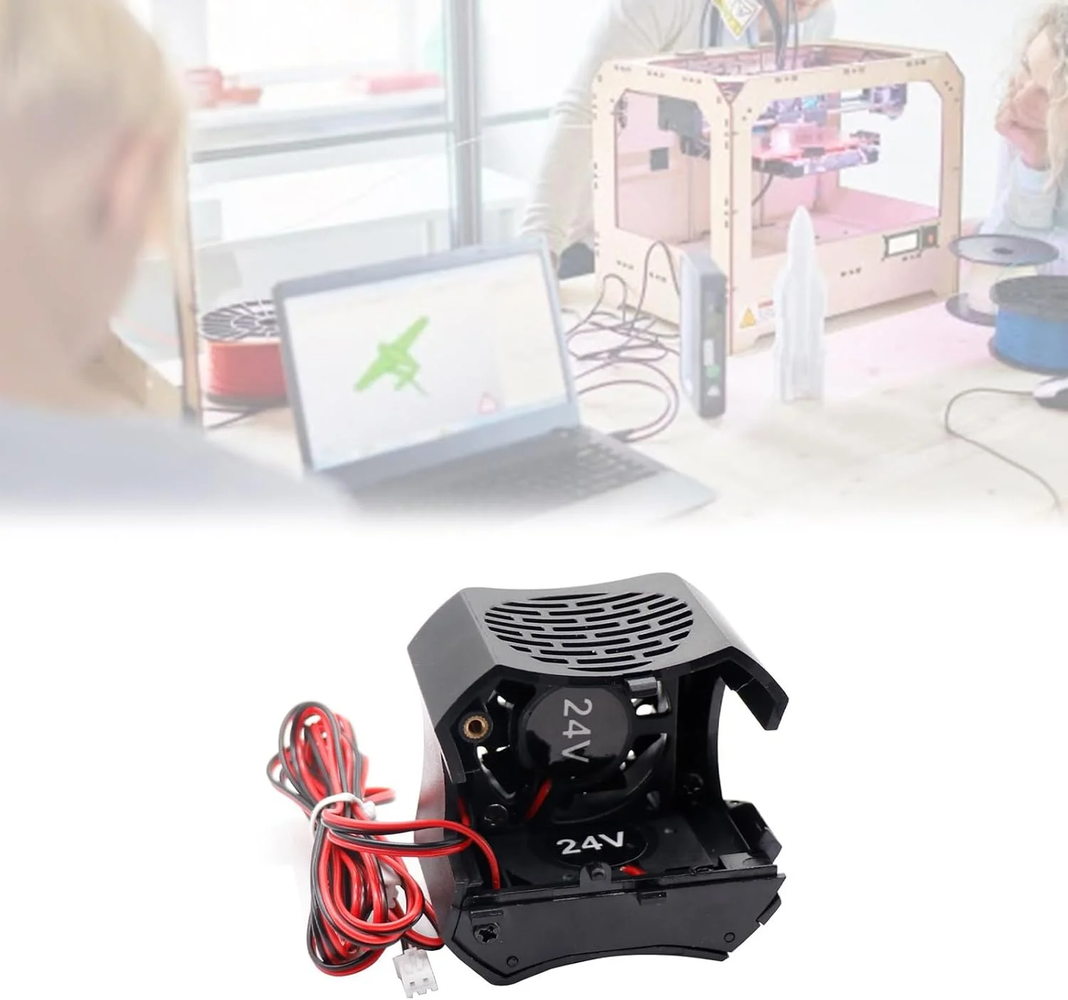 هات اند کامل برای Ender3V2، هات اند کامل مقاوم در برابر سایش قوی، مجموعه هد اکستروژن اصلی اکسترودر برای پرینتر