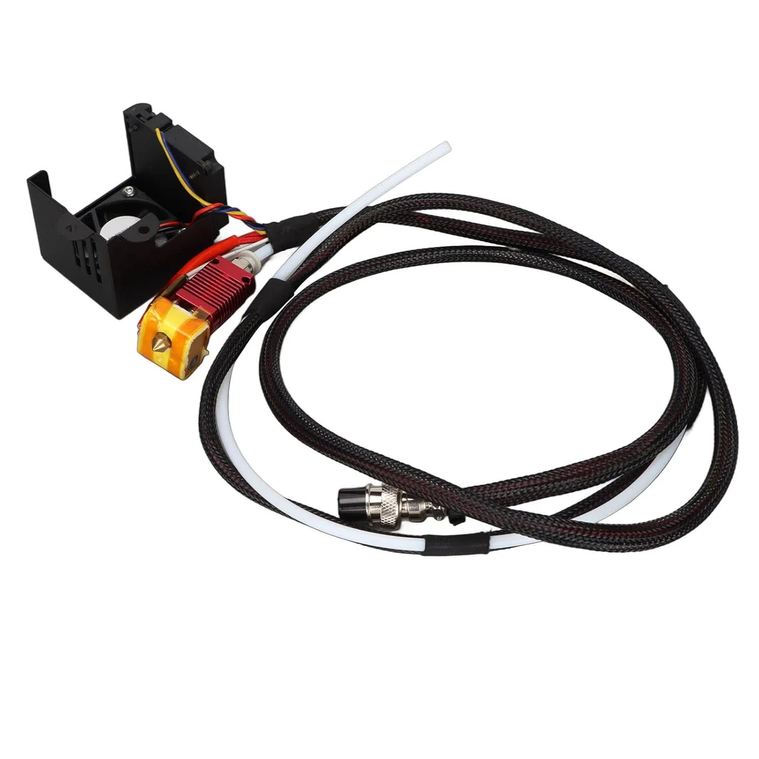 مجموعه نازل پرینتر سه بعدی، کیت اکسترودر حرارتی با جمع شدگی کم، مجموعه نازل پرینتر سازگار با پرینتر سه بعدی CR10S و CR10، ساخته شده از فلز و ABS برای دوام