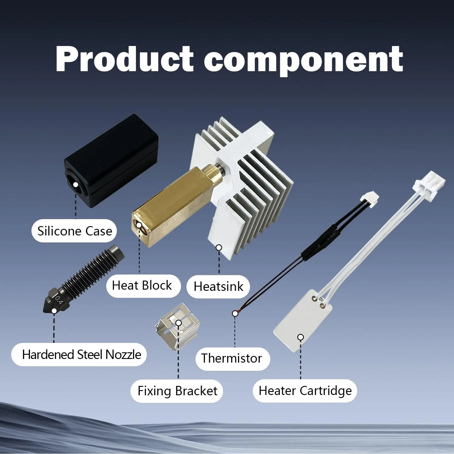 دو عدد هاتاند سرامیکی 0.4 و 0.6 میلیمتری برای ارتقاء Centauri، نازل تمام فولادی سخت شده، جایگزین هاتاند، جایگزین سر اکسترودر، هد چاپ با هیتسینک اکسید شده برای پرینتر سه بعدی Elegoo Centauri دو عدد هاتاند سرامیکی 0.4 و 0.6 میلیمتری برای ارتقاء Centauri، نازل تمام فولادی سخت شده، جایگزین هاتاند، جایگزین سر اکسترودر، هد چاپ با هیتسینک اکسید شده برای پرینتر سه بعدی Elegoo Centauri
