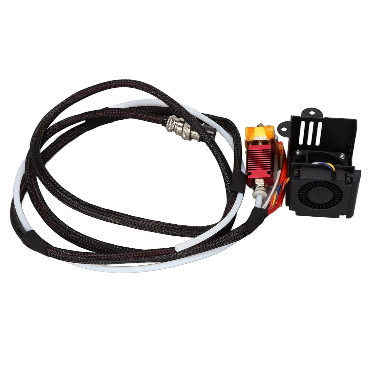 مجموعه نازل پرینتر سه بعدی، کیت اکسترودر حرارتی با جمع شدگی کم، مجموعه نازل پرینتر سازگار با پرینتر سه بعدی CR10S و CR10، ساخته شده از فلز و ABS برای دوام