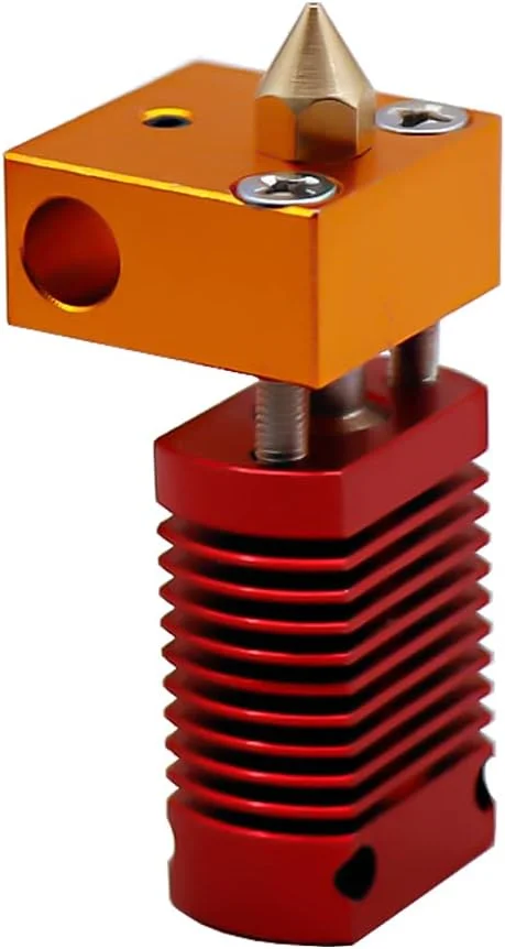 یک عدد کیت هات‌اند اکسترودر 1.75 میلی‌متری پرینتر سه بعدی مونتاژ شده، بلوک حرارتی آلومینیومی / مناسب برای Ender-3 / مناسب برای CR-10 / مناسب برای CR-10S با نازل 0.4 میلی‌متری (فقط اکسترودر، 12 ولت)