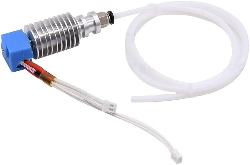 دو عدد کیت هات‌اند V5 J-Head مناسب اکسترودر E3.D V5، بلوک گرمکن 12/24 ولت، مناسب قطعات پرینتر سه بعدی Anycubic I3 Mega/Chiron در مقابل هات‌اند V6 (24 ولت)