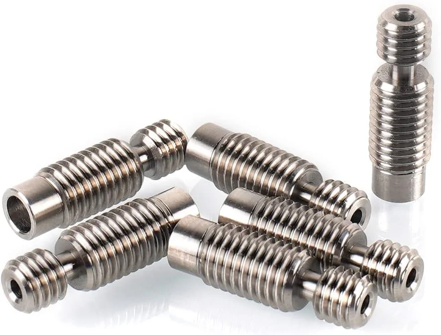 ۲ عدد ۴ عدد ۵ عدد / مناسب برای گلوگاه هات اند اکسترودر تیتان KP3S، رزوه استیل ضد زنگ M6، ۶ * ۳۰ میلی متر / مناسب برای قطعات پرینتر سه بعدی فیلامنت ۱.۷۵ میلی متر (۴ عدد)