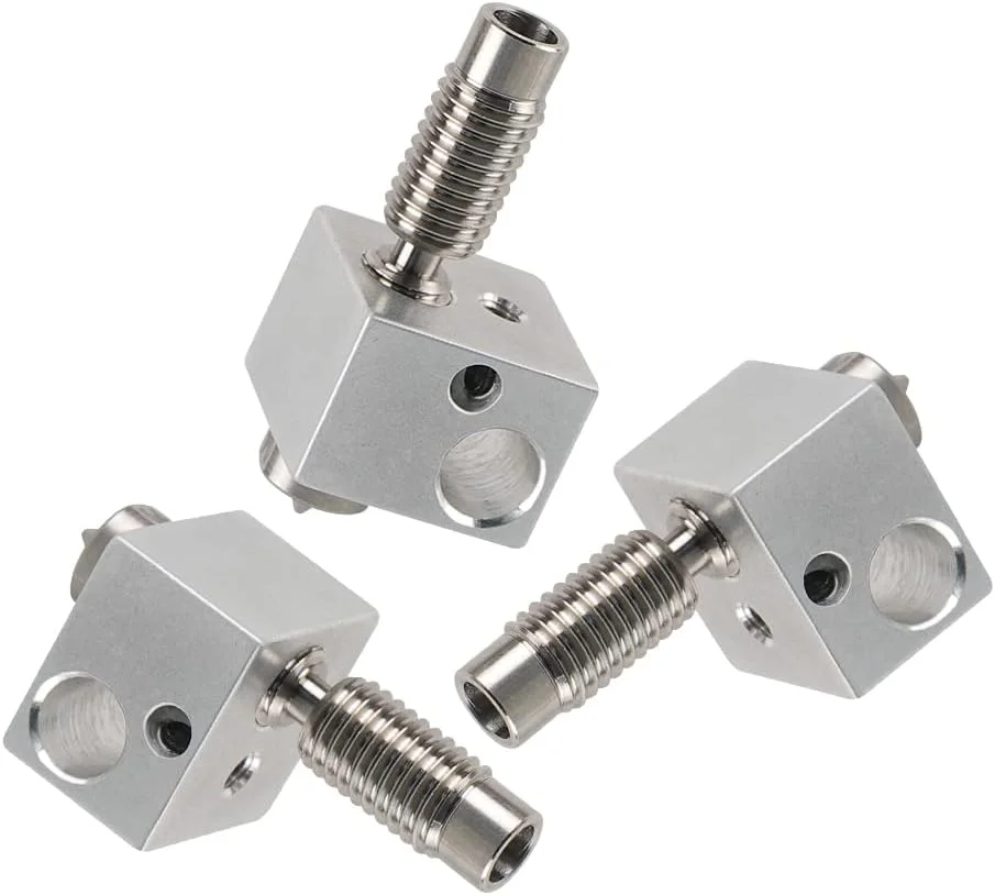 ۲ عدد ۴ عدد ۵ عدد / مناسب برای گلوگاه هات اند اکسترودر تیتان KP3S، رزوه استیل ضد زنگ M6، ۶ * ۳۰ میلی متر / مناسب برای قطعات پرینتر سه بعدی فیلامنت ۱.۷۵ میلی متر (۴ عدد)