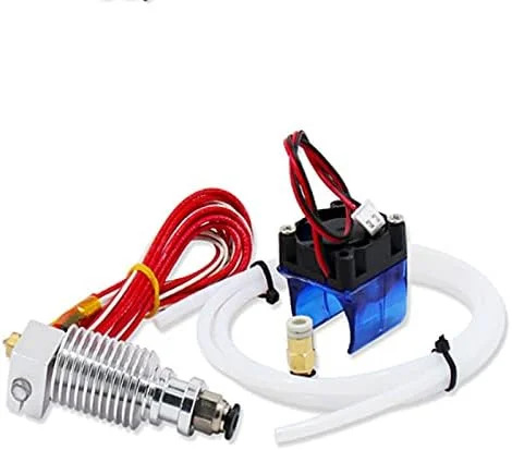 اکسترودر V6 پرینتر سه بعدی / مناسب برای اکسترودر هد چاپ از راه دور E3D V6 با براکت فن خنک کننده J-Head 12V 24V 40W (24V Bowden 1.75mm)