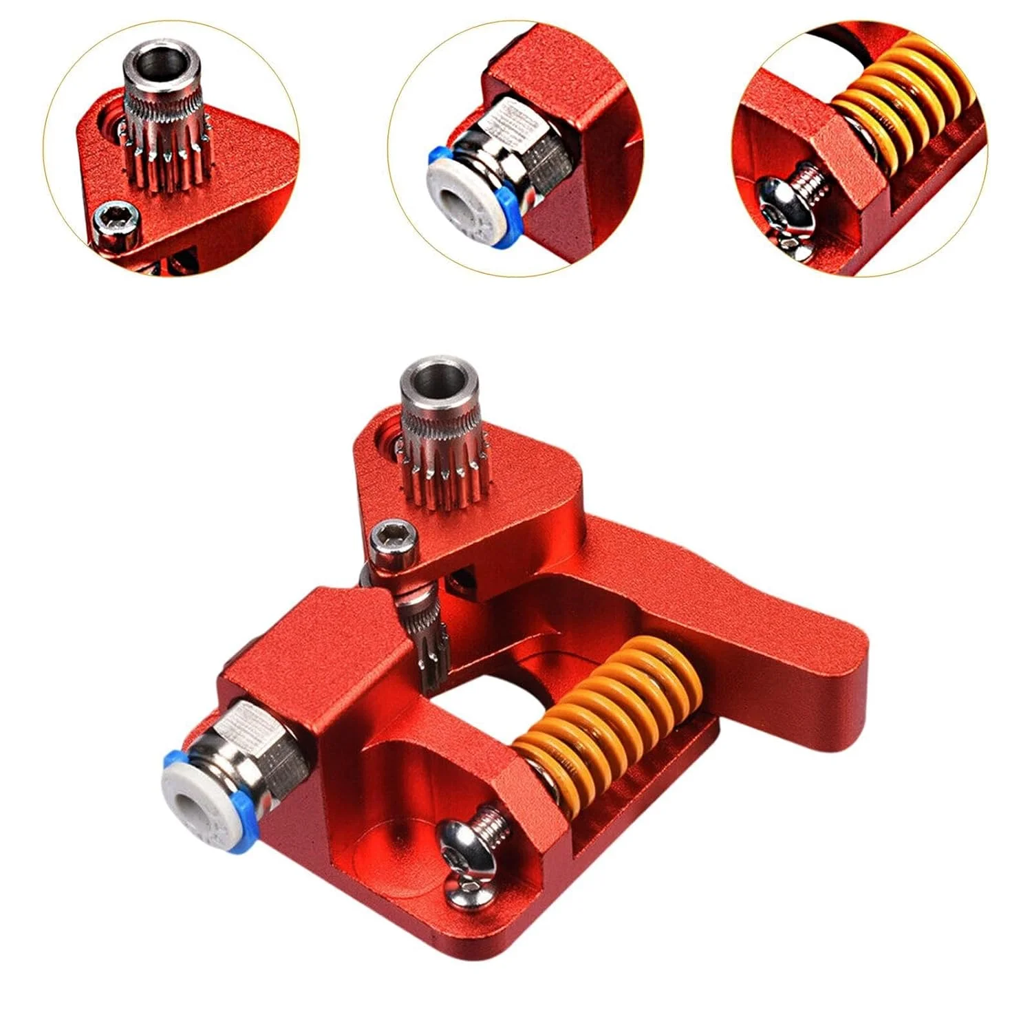 کیت اکسترودر پرینتر سه بعدی دوگانه برای CR10S Pro - نصب ساده و عملکرد قابل اعتماد، مرکز توخالی، مطابق توضیحات کیت اکسترودر پرینتر سه بعدی دوگانه برای CR10S Pro - نصب ساده و عملکرد قابل اعتماد، مرکز توخالی، مطابق توضیحات