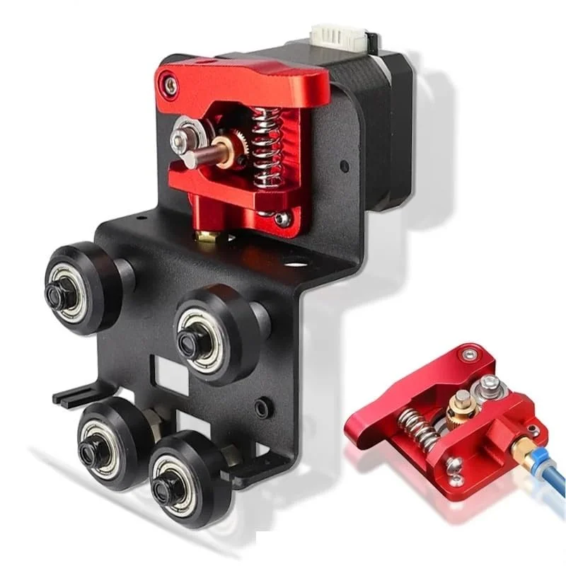 صفحه درایو مستقیم پرینتر سه بعدی Ender 3 CR10، کیت ارتقاء فلزی سازگار با CR10 Ender 3، صفحه پشتی آداپتور اکسترودر مستقیم با موتور (E)