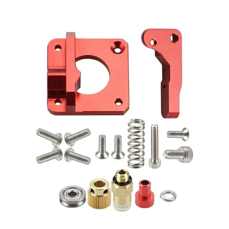 کیت ارتقاء صفحه درایو مستقیم فلزی پرینتر سه بعدی سازگار با CR10 Ender 3، صفحه پشتی آداپتور اکسترودر مستقیم به همراه موتور (A)