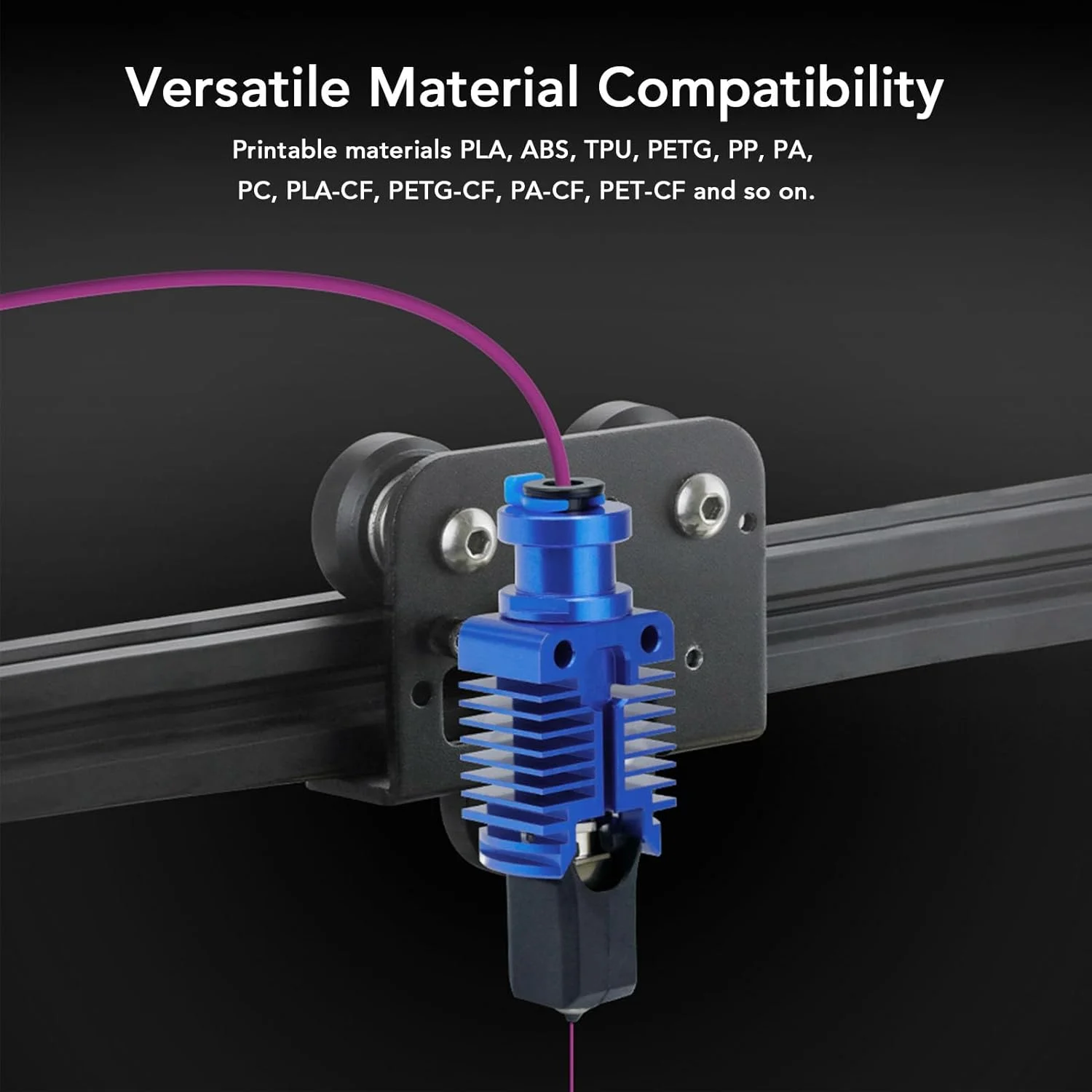 کیت هات اند تمام فلزی یکپارچه پرینتر سه بعدی با نازل فولادی سخت کاری شده 0.4 میلی متری و فیلامنت 1.75 و 0.05 میلی متری، بلوک حرارتی سرامیکی 24 ولت 60 وات برای Ender 3 کیت هات اند تمام فلزی یکپارچه پرینتر سه بعدی با نازل فولادی سخت کاری شده 0.4 میلی متری و فیلامنت 1.75 و 0.05 میلی متری، بلوک حرارتی سرامیکی 24 ولت 60 وات برای Ender 3