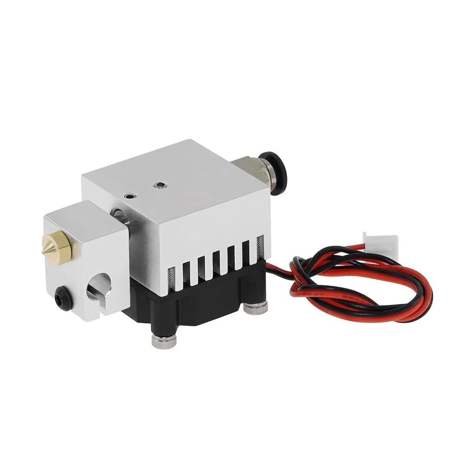 کیت هات‌اند پرینتر سه بعدی مناسب برای اکسترودر دو ورودی در دو خروجی Chimera، اکستروژن چندگانه تمام فلزی V6 دوگانه تک اکسترودر 0.4 میلی‌متری/1.75 میلی‌متری (تک نازل)