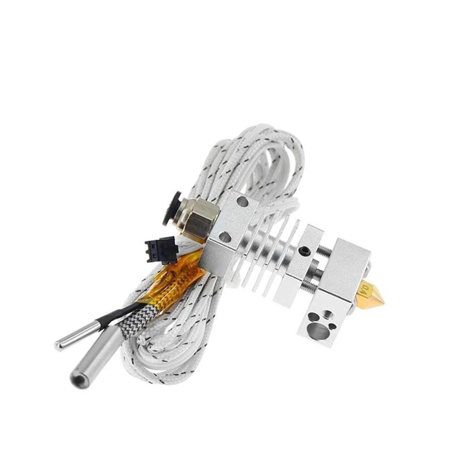 کیت اکسترودر هات اند پرینتر سه بعدی، اکستروژن از راه دور V6، گلوگاه حرارتی J-Head 50 وات 12 ولت/24 ولت، 1.75 میلی متر / مناسب برای پرینترهای Ender 3 CR10 CR-10S (12 ولت 50 وات)