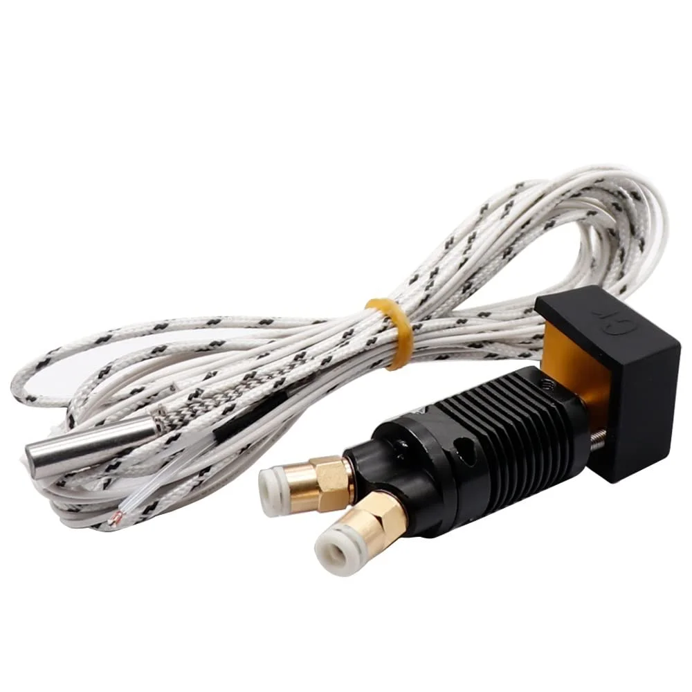 کیت هات‌اند پرینتر سه بعدی 2 در 1 اکسترودر دو رنگ تمام فلزی 0.4mm/1.75mm مناسب برای TEVO/مناسب برای ALFWISE/Ender 3/CR-10 (کیت 12 ولت)