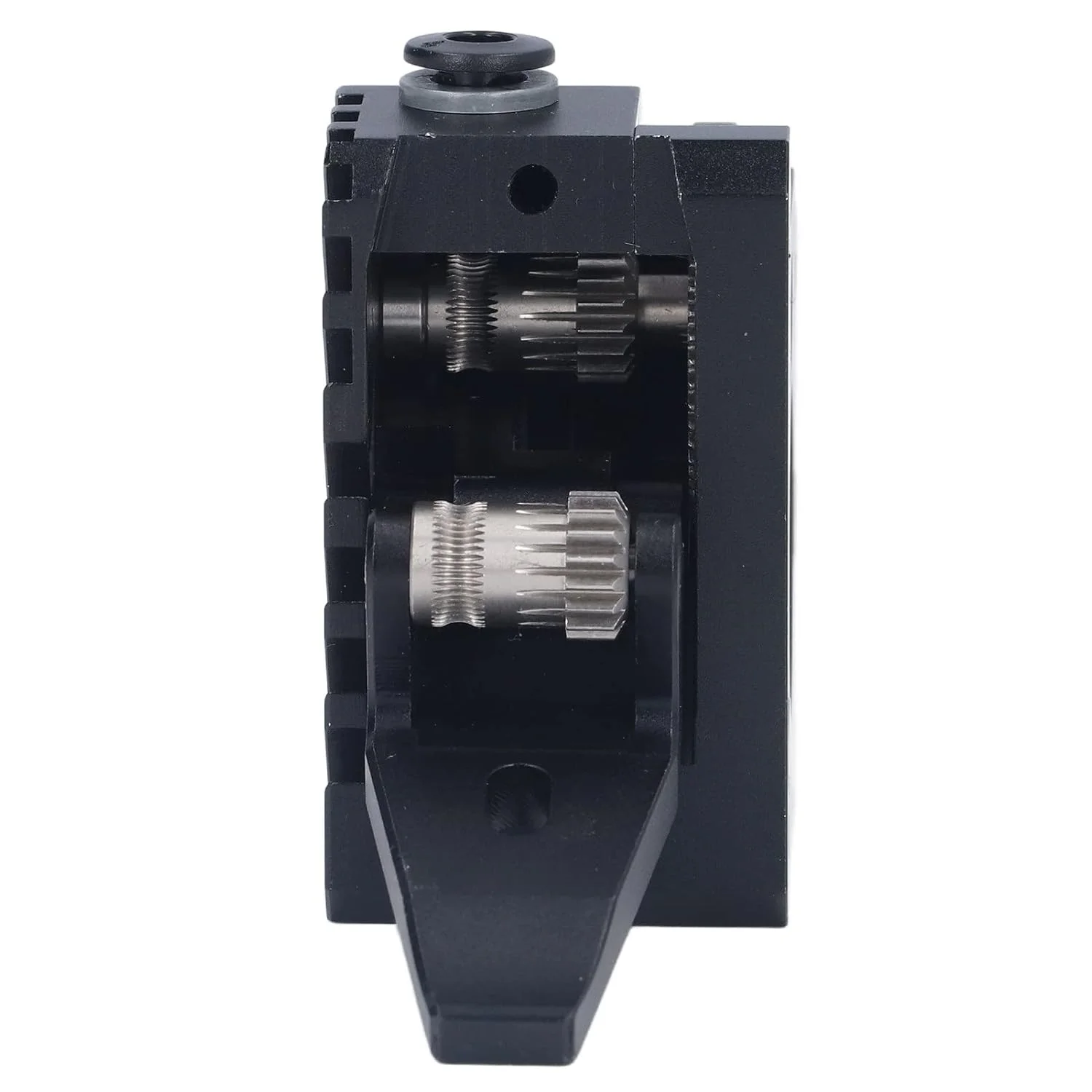 اکسترودر فولاد سخت کاری شده پرینتر سه بعدی، کیت اکسترودر پرینتر سه بعدی، درایور دنده تمام فلزی اکسترودر بلوکی برای Mk8 Anet A8 برای CR-10 برای I3 Mk3 برای Ender 3 (راست)