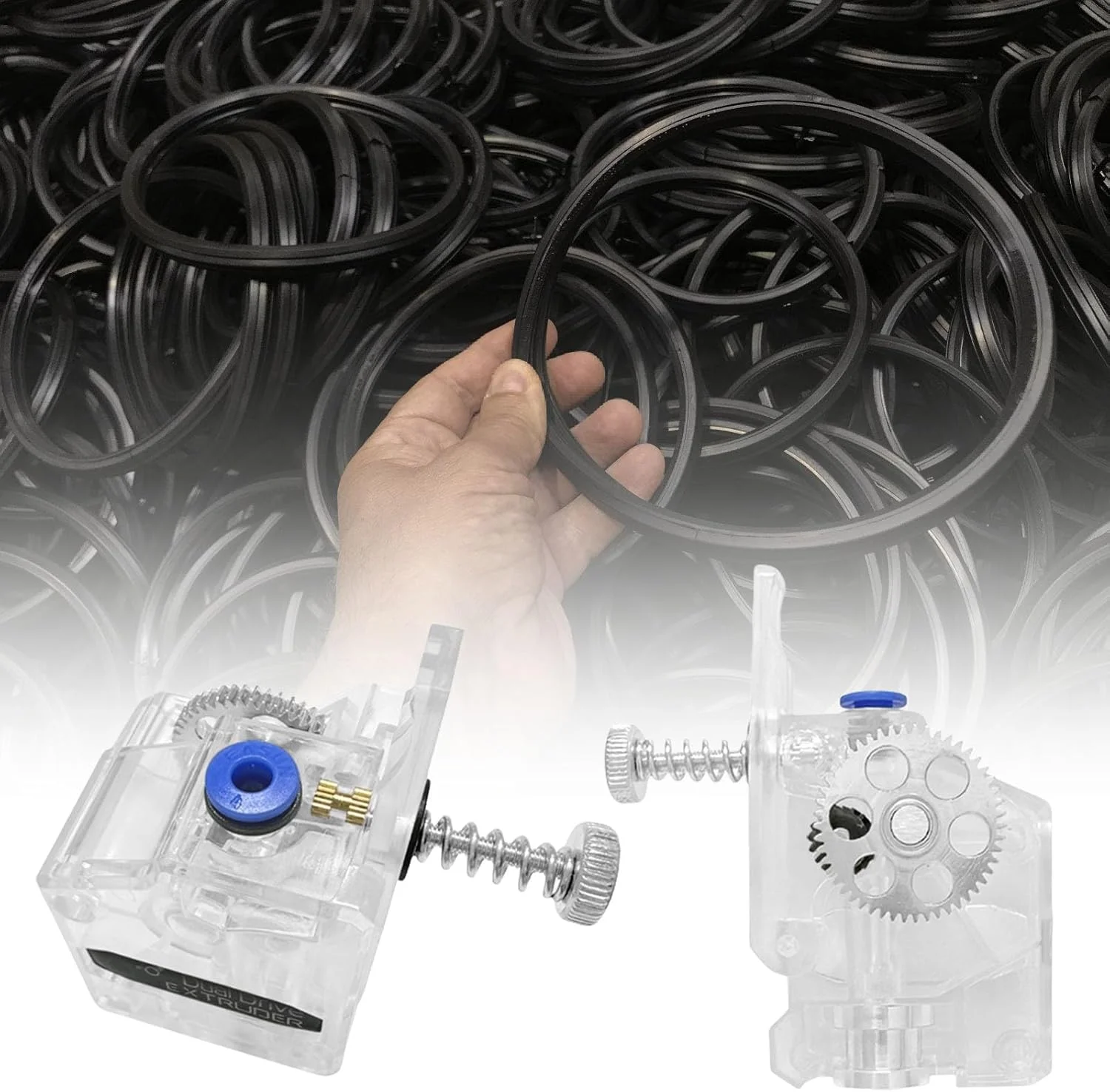 اکسترودر پرینتر دنده دوبل با دو محرک برای پرینتر MK3S با کنترل دمای شفاف و اکسترودر با راندمان بالا