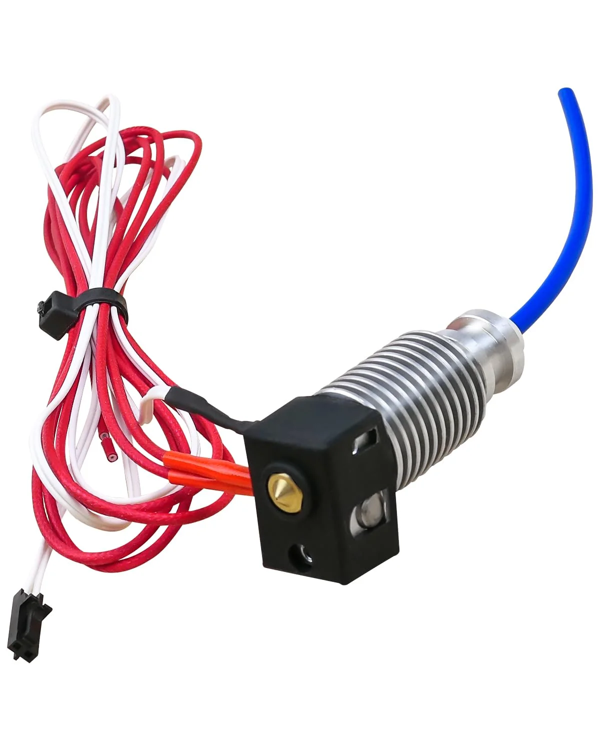 کیت اکسترودر هات‌اند MK3S پرینتر سه بعدی 24 ولت 40 وات J Head مناسب برای پرینتر Prusa i3 MK3/MK3S/MK3S+ و سایر پرینترهای E3 V6 با هد پرینت از راه دور، به همراه روکش سیلیکونی و نازل 0.4 میلی‌متری برای فیلامنت مستقیم 1.75 میلی‌متری
