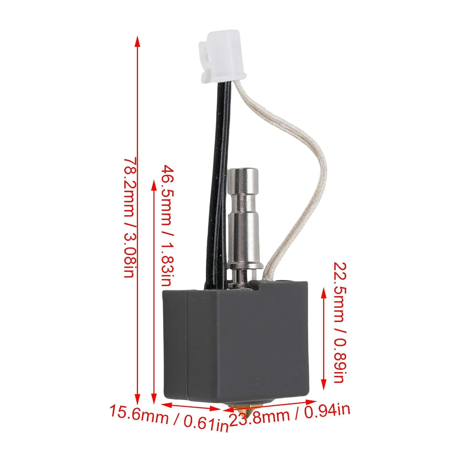 کیت اکسترودر هات‌اند پرینتر سه بعدی برای S1 و S1 Combo با نازل 0.4 میلی‌متری، نازل‌های جایگزین، هیت‌بریک و هیت‌بلاک اکسترودر هات‌اند اسمبل شده