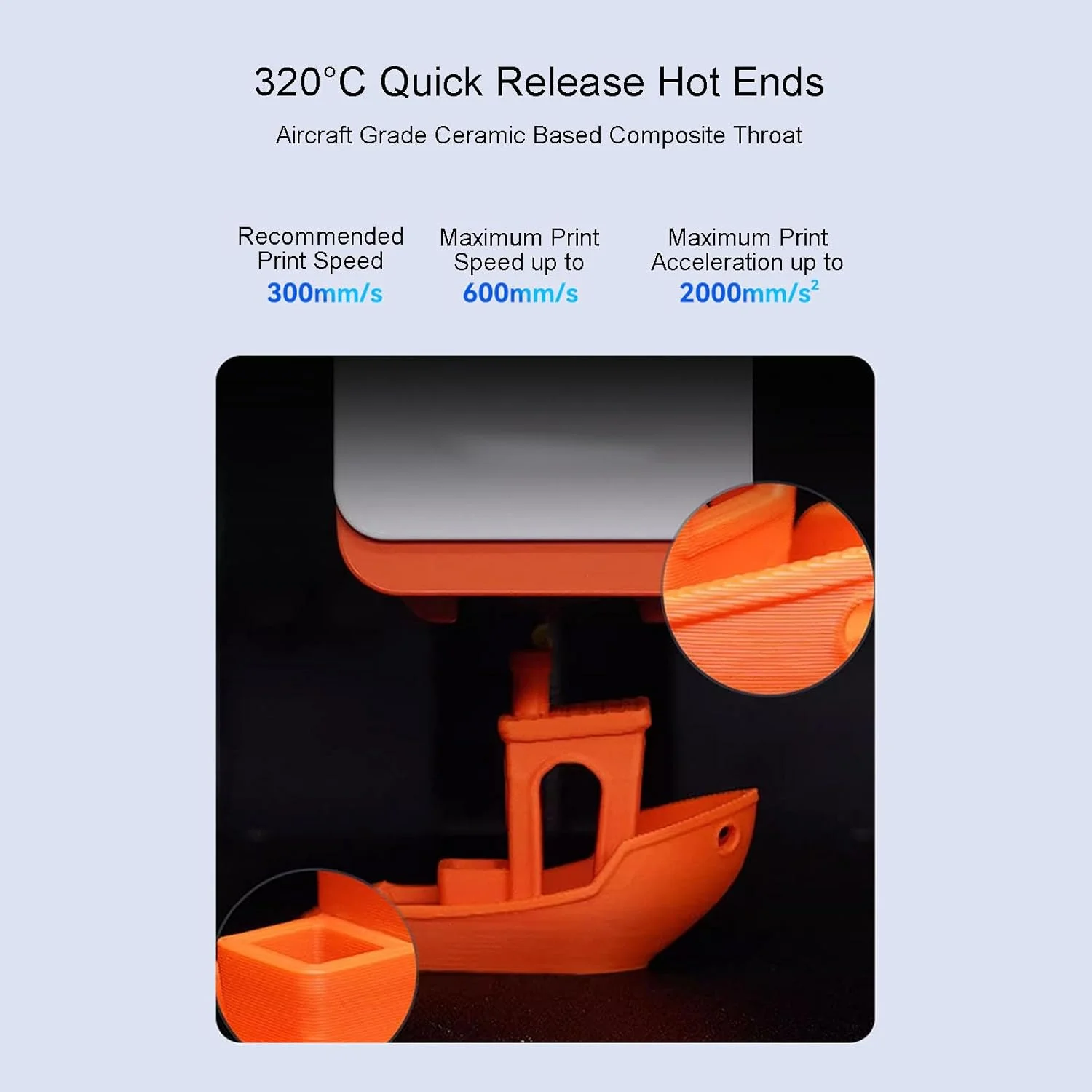 کیت اکسترودر هات‌اند پرینتر سه بعدی برای S1 و S1 Combo با نازل 0.4 میلی‌متری، نازل‌های جایگزین، هیت‌بریک و هیت‌بلاک اکسترودر هات‌اند اسمبل شده