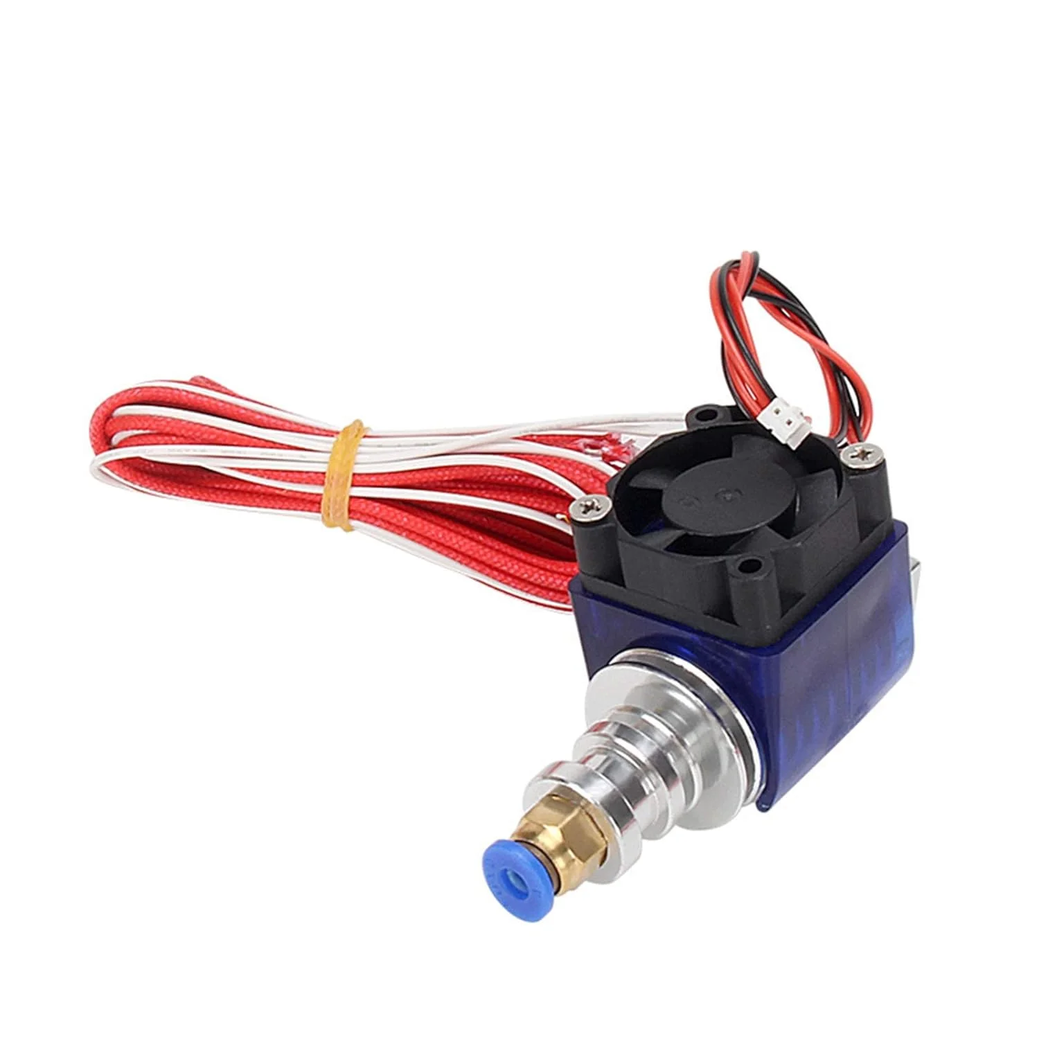 اکسترودر پرینتر سه بعدی J-Head Hotend V5 با فن خنک کننده تکی / مناسب برای فیلامنت مستقیم 1.75mm/3.0mm / مناسب برای نازل اکسترودر 0.2mm/0.3mm/0.4mm (Remote, 3.0mm)