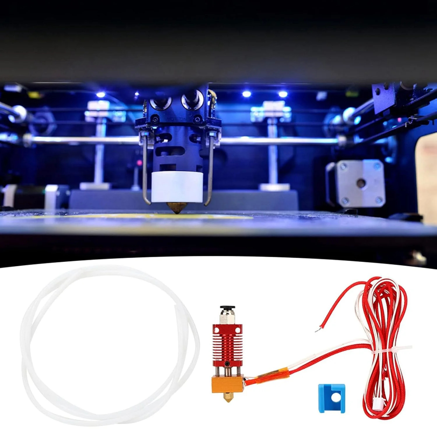 کیت اکسترودر پرینتر سه بعدی، کیت هات اند اکسترودر CR10، قطعات جایگزین پرینتر سه بعدی 24 ولت 40 وات