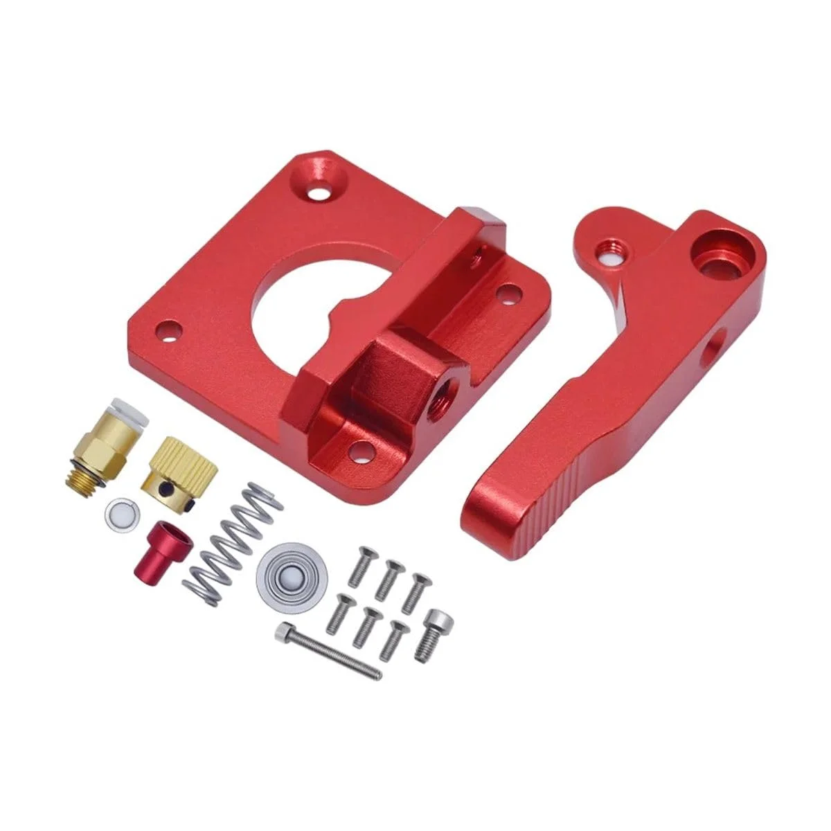 قطعات جدید پرینتر سه بعدی 2024، اکسترودر Mk8، بلوک آلومینیومی، اکسترودر Bowden، فیلامنت 1.75 میلی متری، اکستروژن Reprap برای Cr-7 Cr-8 Cr-10