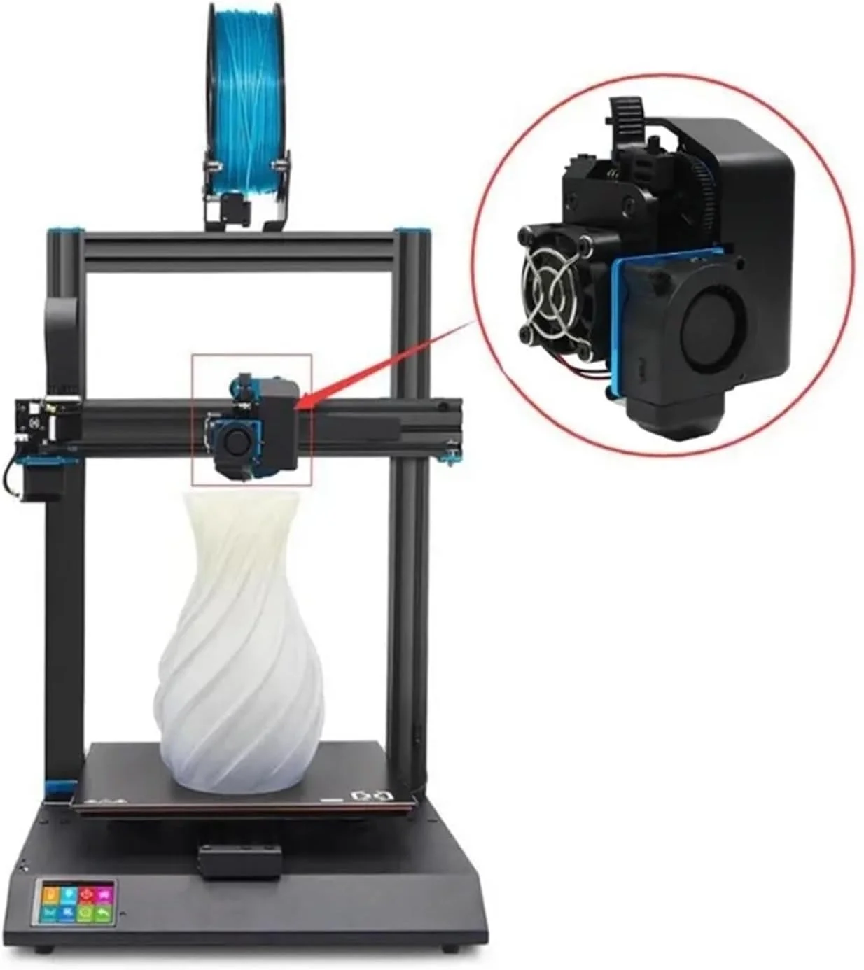 اکسترودر بی صدای پرینتر سه بعدی، نصب آسان، سازگار با آرتillery Sidewinder X1 (Sidewinder X1)