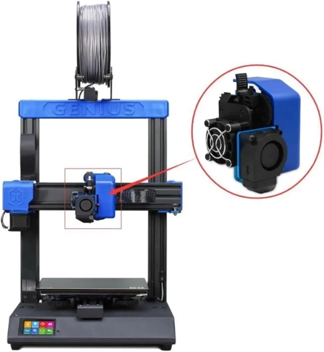 اکسترودر بی صدای پرینتر سه بعدی، نصب آسان، سازگار با آرتillery Sidewinder X1 (Sidewinder X1)