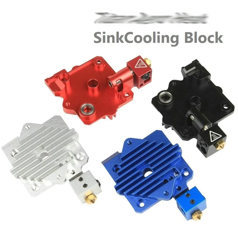بلوک خنک کننده هیت سینک اکسترودر V6 برد کوتاه هات اند 1.75 میلی متری رادیاتور برای پرینتر سه بعدی J-Head (آبی)