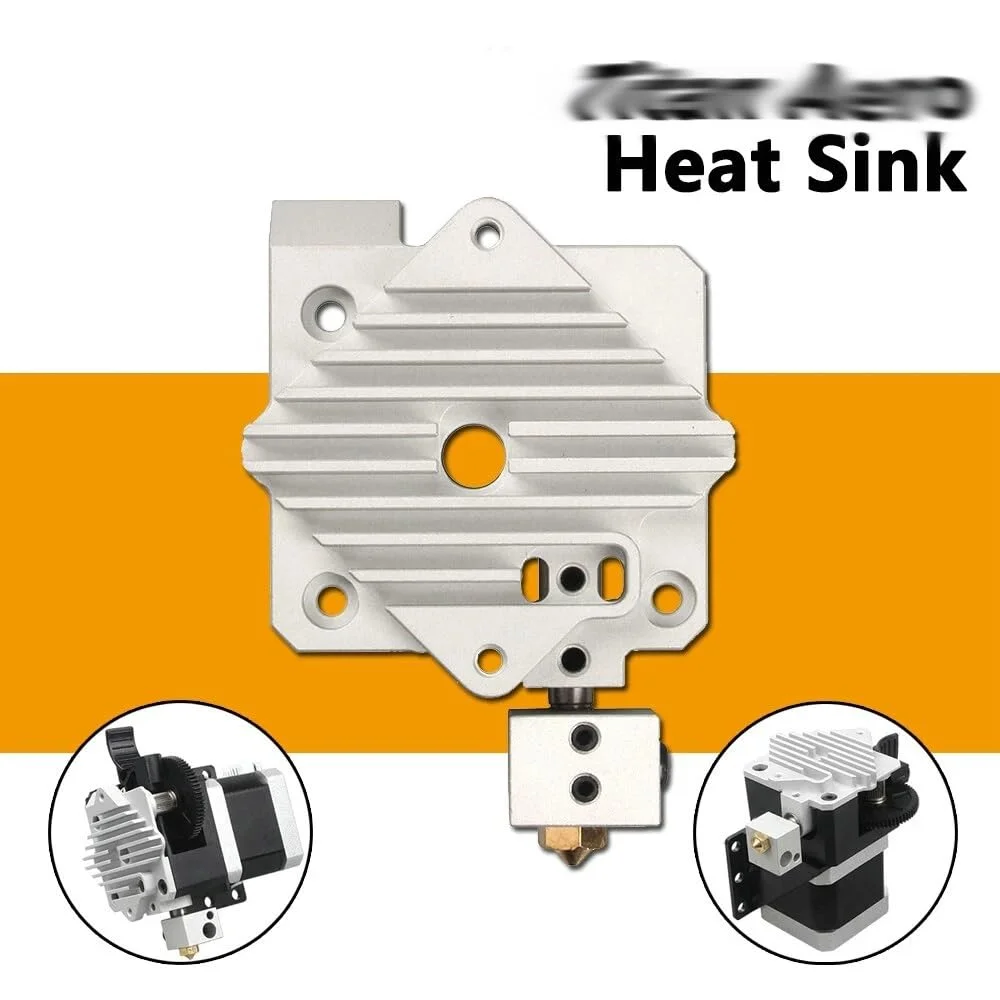 بلوک خنک کننده هیت سینک اکسترودر V6 برد کوتاه هات اند 1.75 میلی متری رادیاتور برای پرینتر سه بعدی J-Head (آبی)