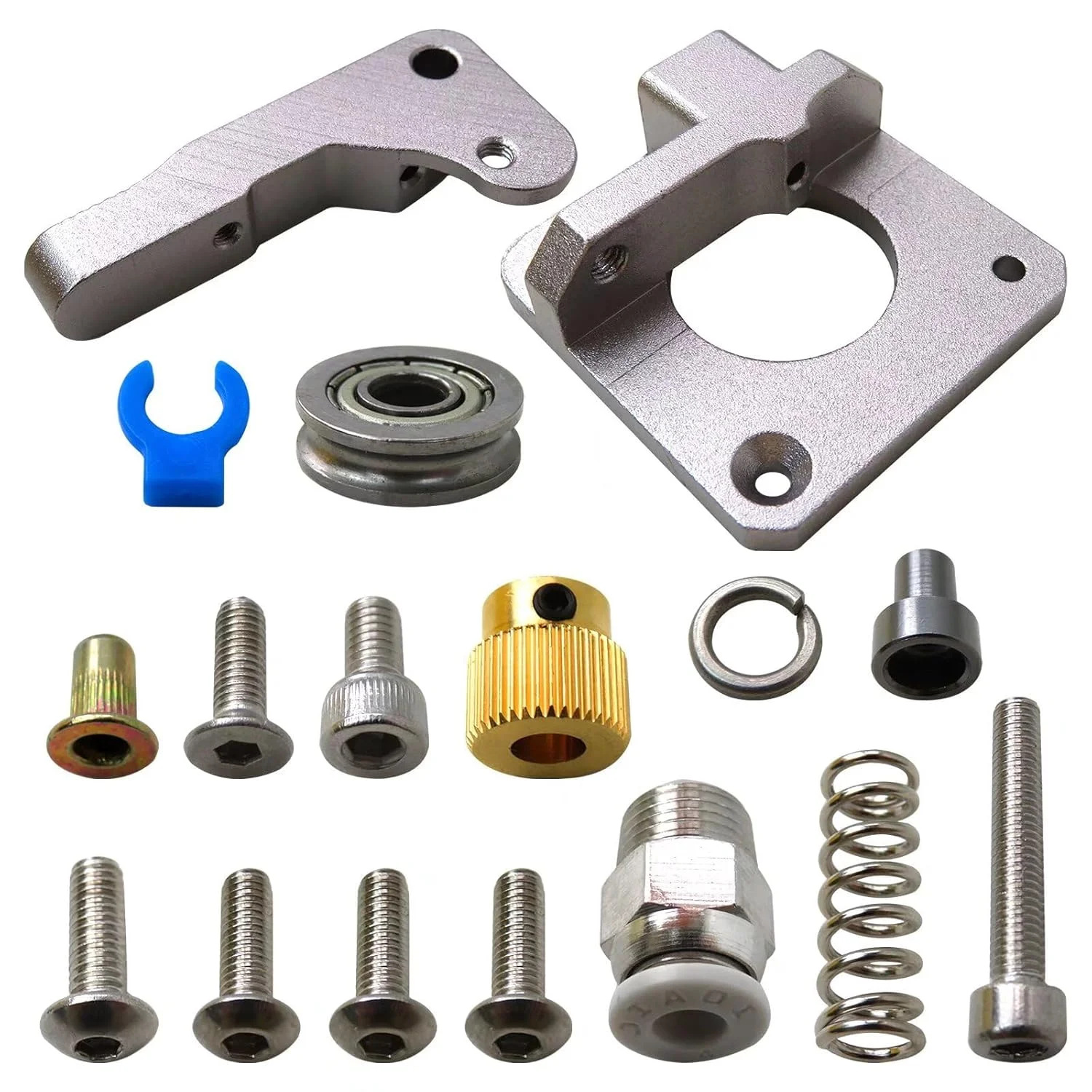 لوازم جانبی پرینتر سه بعدی، اکسترودر فلزی آلومینیومی MK8 Bowden با چرخ دنده 40 دندانه برای Creality CR-X، CR 20، CR 20 Pro