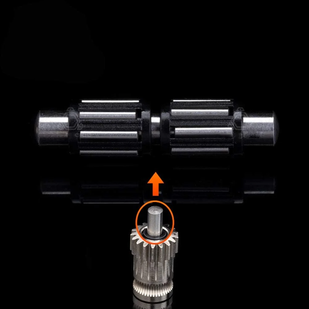 کیت پایه پرینتر سه بعدی DIY با دقت بالا، دارای دو چرخ دنده فولادی سخت کاری شده با روکش نیکل، سازگار با اکسترودر DDB (کیت پایه)