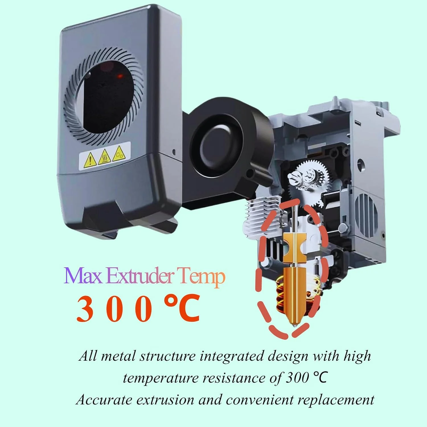 کیت هات‌اند اصلی برای نازل جداشدنی سریع Flashforge AD5X، اکسترودر نازل با جریان بالا، نازل چاپ سریع با 2 عدد روکش سیلیکونی و 2 عدد برس نازل، لوازم جانبی پرینتر سه بعدی، 0.25MM+0.4MM