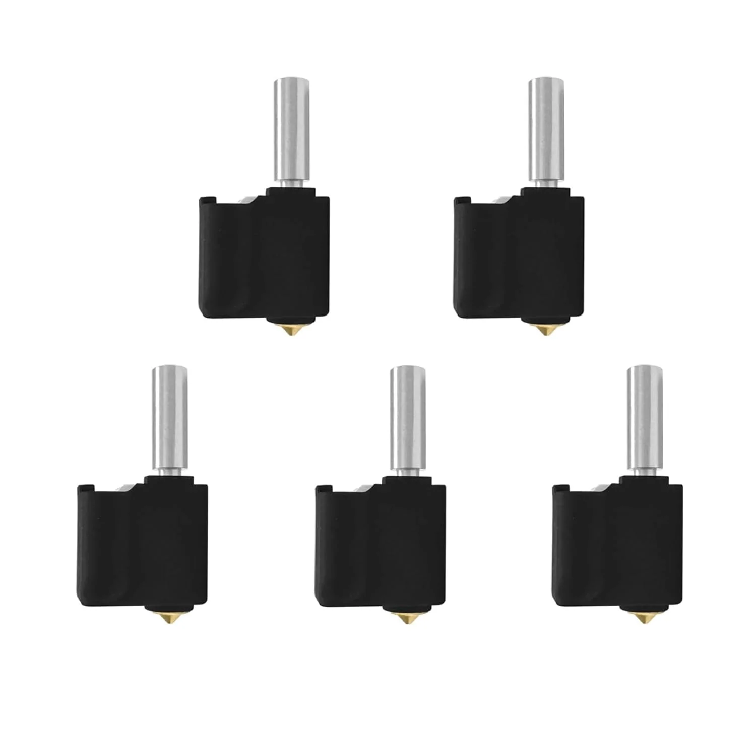 کیت هات‌اند اورجینال Flsun SR Super Racer با نازل برنجی 0.4 میلی‌متری برای پرینتر سه بعدی، کیت هات‌اند هد پرینت با جوراب سیلیکونی، لوله گلوگاه هیت‌بریک، بلوک گرمکن، پشتیبانی از پرینت با سرعت بالا (5 قطعه)