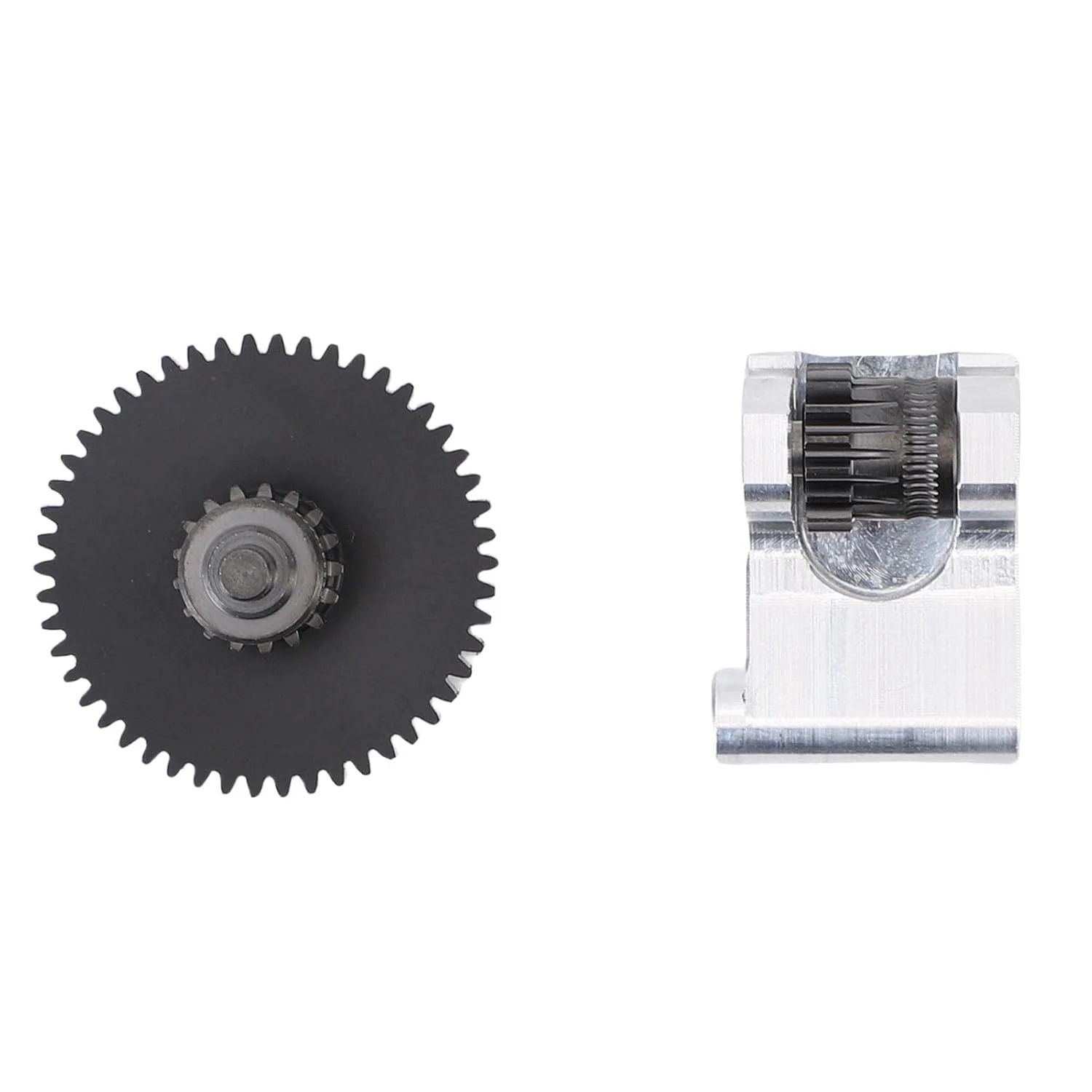 چرخ دنده اکسترودر جایگزین برای پرینتر سه بعدی فلش فورج AD5M/AD5M Pro با شفت یکپارچه پوشش نانو CNC اسکلتی مستقیم