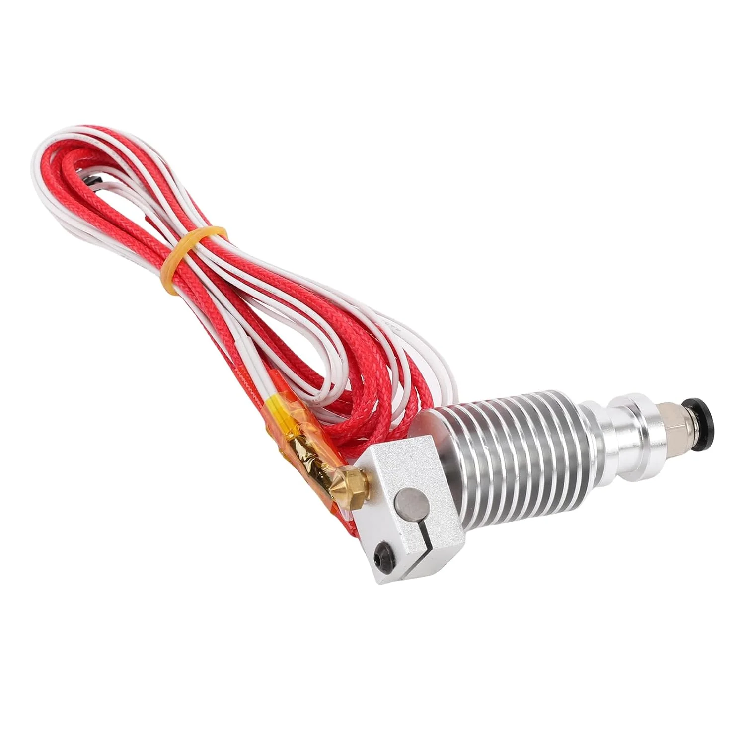 کیت جایگزین هات‌اند اکسترودر پرینتر سه بعدی، آلیاژ آلومینیوم و برنج، فیلامنت 1.75 میلی‌متری، نازل 0.4 میلی‌متری، طراحی فن برای اتلاف یکنواخت گرما