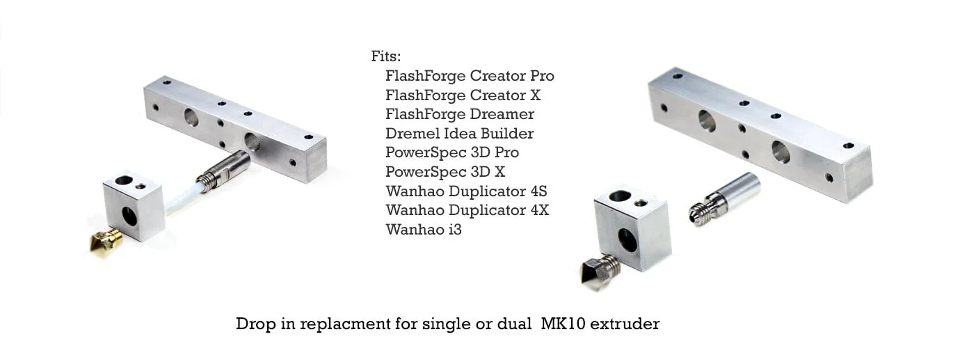 کیت هات‌اند تمام فلزی Microswiss MK10 با نازل ۰.۶ میلی‌متری