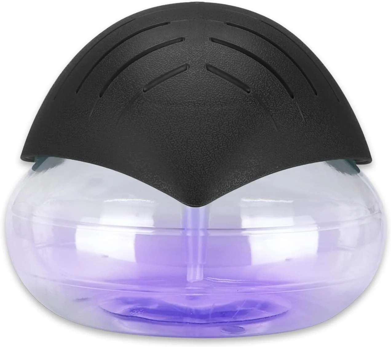 دستگاه تصفیه هوا با چراغ های LED برای اتاق خواب، خوشبو کننده هوا، معطر کننده اتاق، پخش کننده رایحه و روغن های ضروری با چراغ های LED (مشکی)