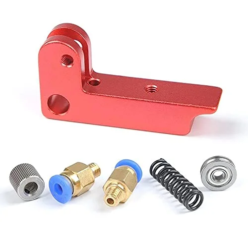 لوازم جانبی و قطعات پرینتر سه بعدی Lysee - لوازم جانبی اکسترودر از راه دور Mk8 دست راست بلوک قاب اکسترودر تمام فلزی از راه دور فیلامنت 1.75mm/3mm برای پرینتر سه بعدی Reprap - (اندازه: مطابق جزئیات، رنگ: مشکی)