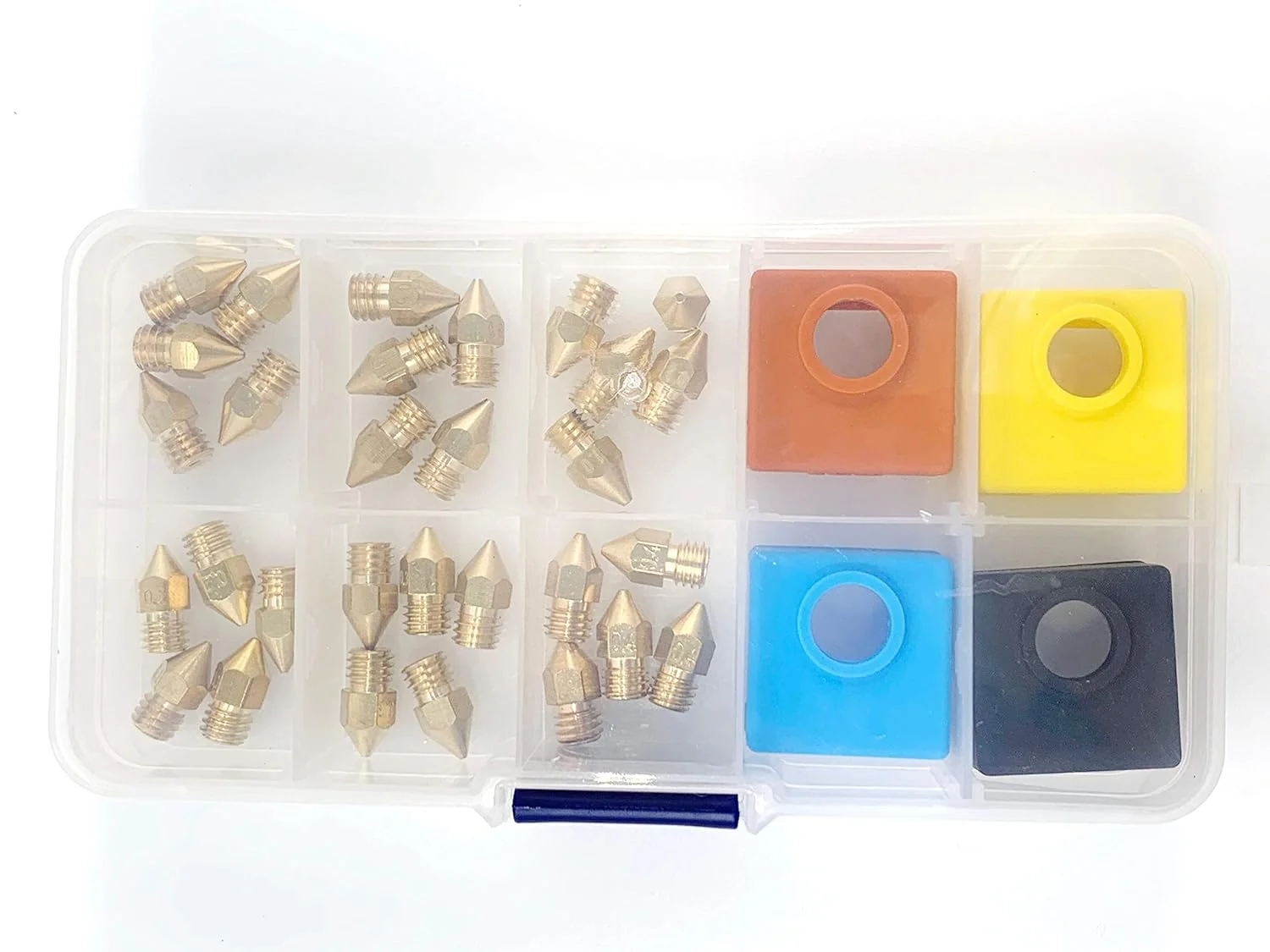 قطعات و لوازم جانبی پرینتر سه بعدی Lysee - نازل اکسترودر MK8، هد چاپ اکسترودر 0.2/0.3/0.4/0.6/0.8/1.0 میلی متر و جوراب سیلیکونی mk8 mk9 برای Anet A8 E10 Creality CR-10 Ender 3 قطعات و لوازم جانبی پرینتر سه بعدی Lysee - نازل اکسترودر MK8، هد چاپ اکسترودر 0.2/0.3/0.4/0.6/0.8/1.0 میلی متر و جوراب سیلیکونی mk8 mk9 برای Anet A8 E10 Creality CR-10 Ender 3