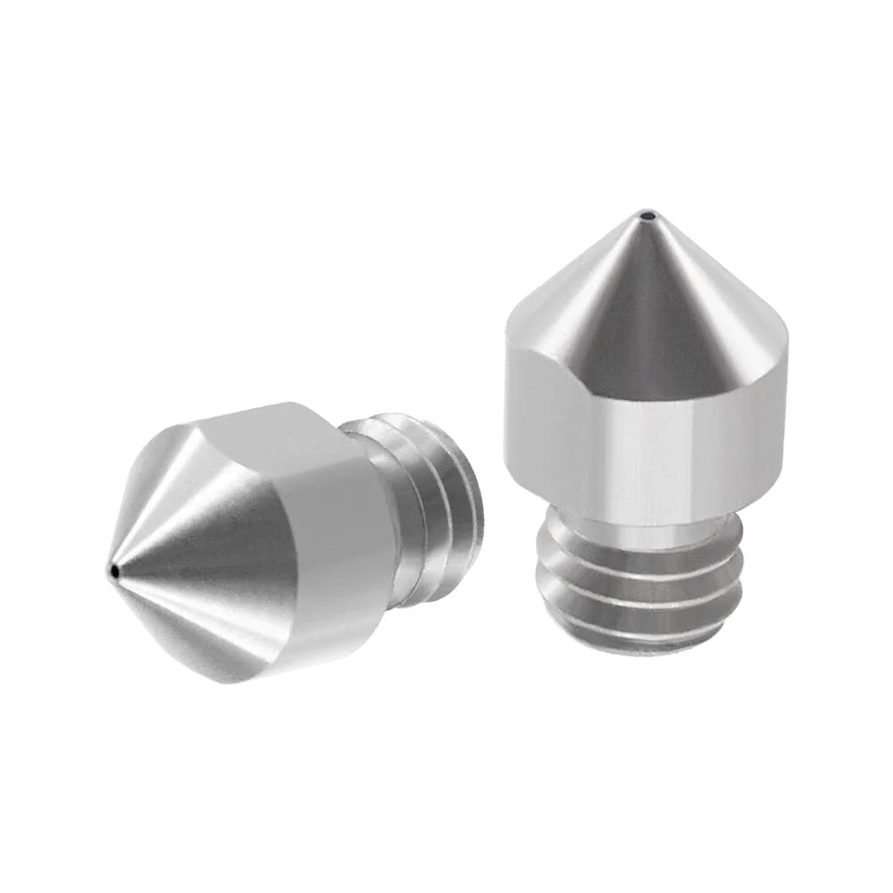 قطعات و لوازم جانبی پرینتر سه بعدی - نازل های آلیاژ تیتانیوم TC4، سه عدد، با اندازه های 0.2/0.3/0.4/0.5 میلی متر (اختیاری)، رزوه M6، نازل اکسترودر MK8 برای فیلامنت 1.75 میلی متری - (اندازه: 0.3 میلی متر) قطعات و لوازم جانبی پرینتر سه بعدی - نازل های آلیاژ تیتانیوم TC4، سه عدد، با اندازه های 0.2/0.3/0.4/0.5 میلی متر (اختیاری)، رزوه M6، نازل اکسترودر MK8 برای فیلامنت 1.75 میلی متری - (اندازه: 0.3 میلی متر)