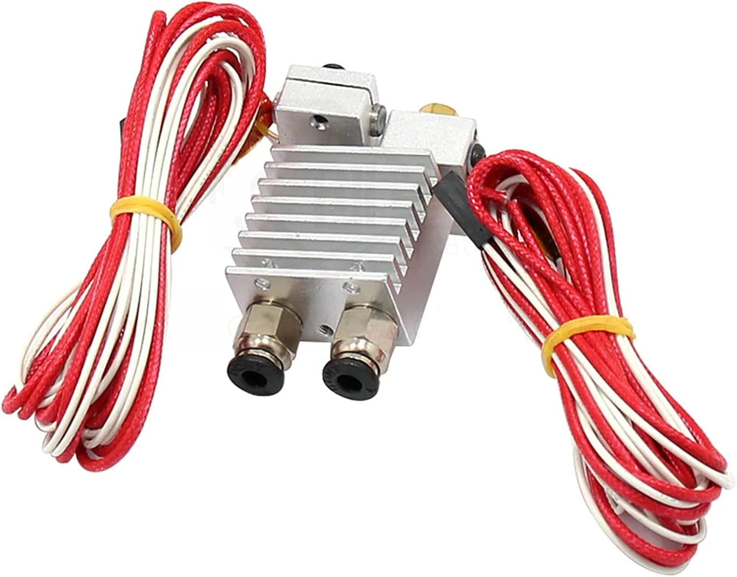 اکسترودر چاپگر سه بعدی 2 ورودی 2 خروجی تمام فلزی / کیت هات اند Chimera سه بعدی اکستروژن چندگانه V6 اکسترودر دوگانه 0.4mm/1.75mm